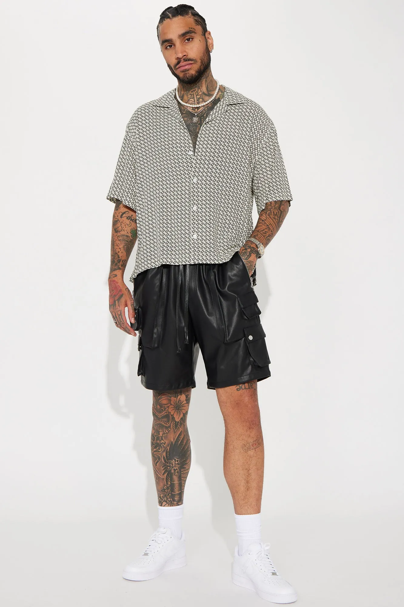 All Day Short Sleeve Button Up - Multi Color