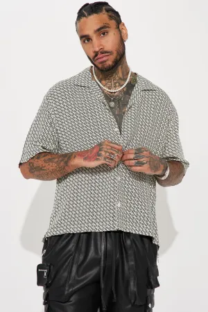 All Day Short Sleeve Button Up - Multi Color