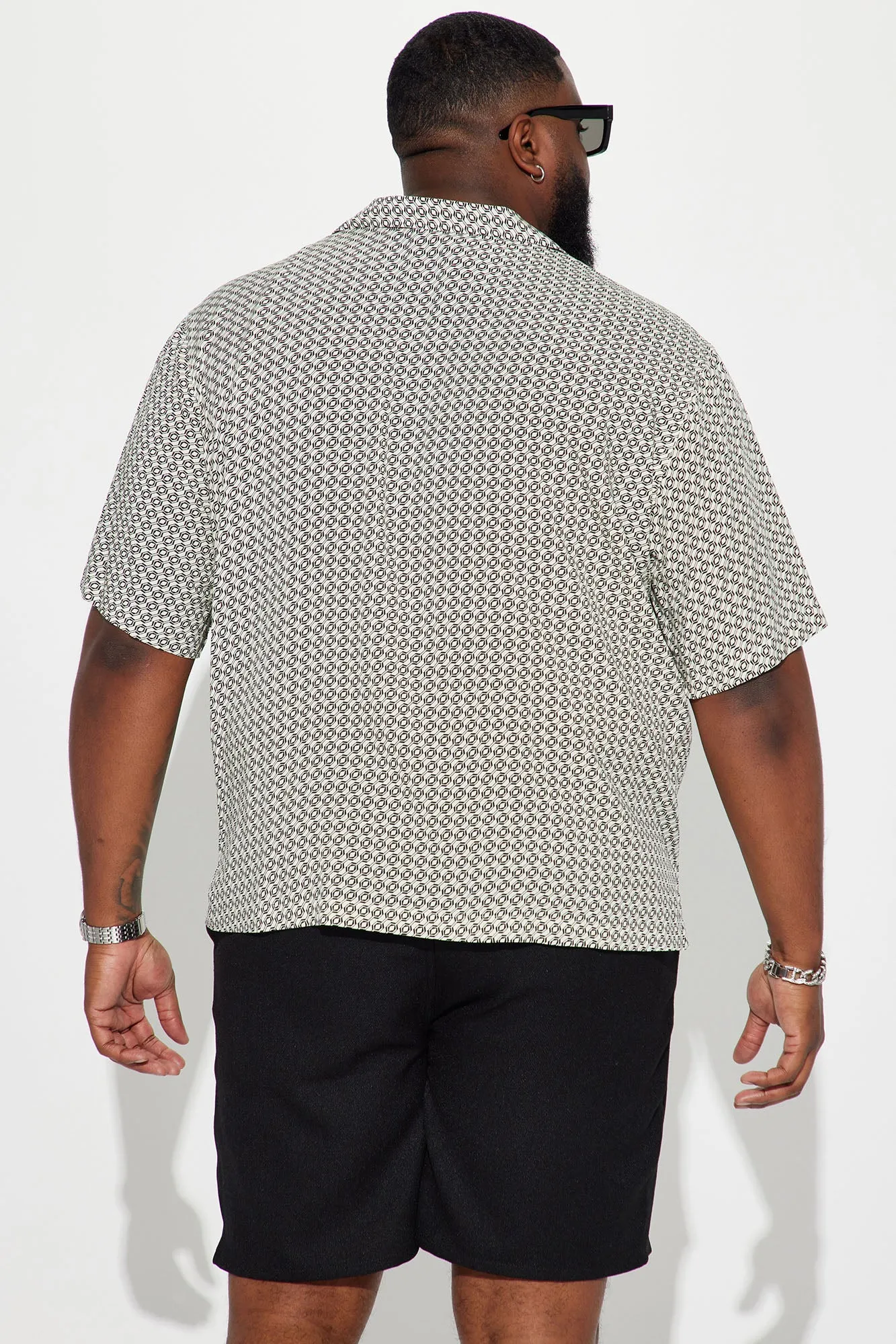 All Day Short Sleeve Button Up - Multi Color
