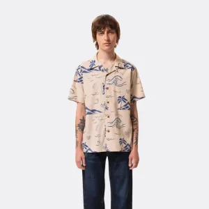 Arvid Waves Hawaii Shirt (Ecru)