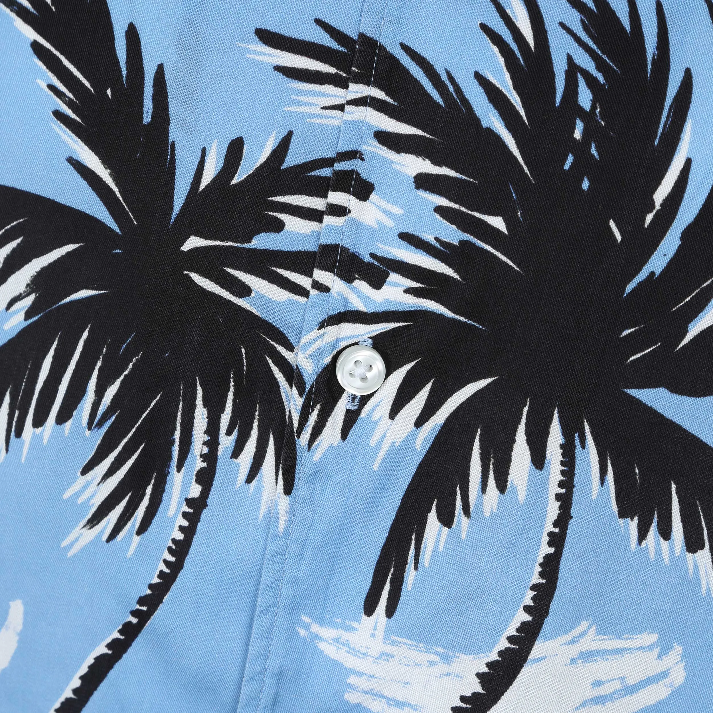 BOSS Lars O SS Shirt in Open Blue
