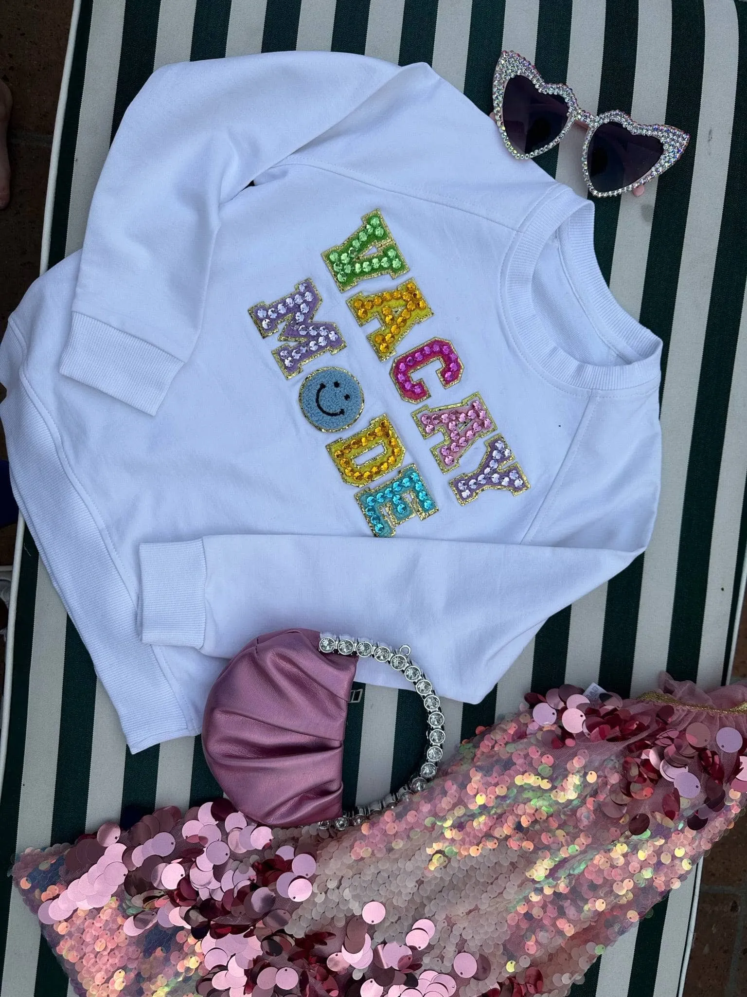 Crystal VACAY MODE Sweatshirt