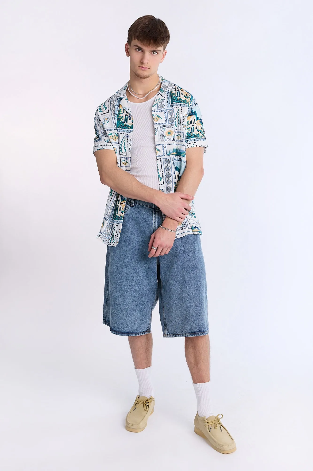 Destination Graphic Short Sleeve Resort Shirt