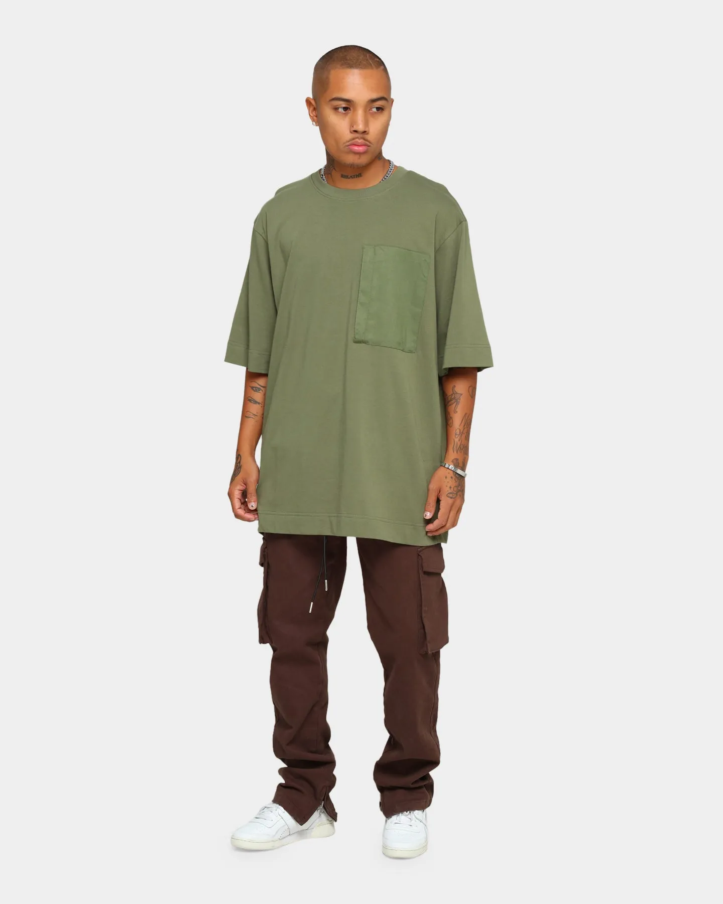 EN ES Minister Utility T-Shirt Khaki Green