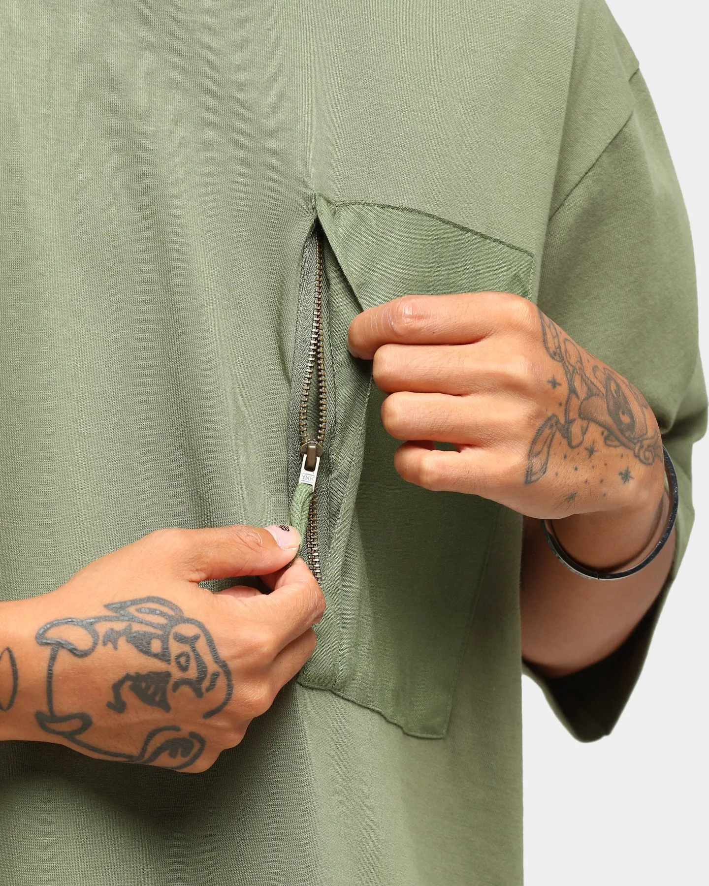 EN ES Minister Utility T-Shirt Khaki Green