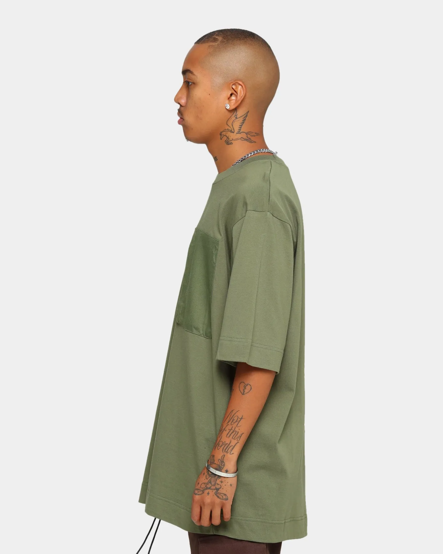 EN ES Minister Utility T-Shirt Khaki Green