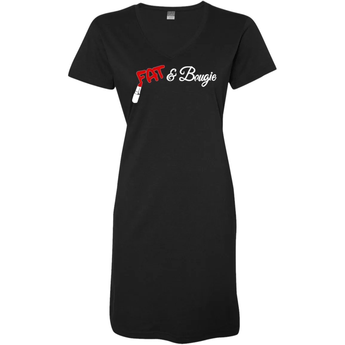 Fat _ Bougie - V Neck Tshirt Dress