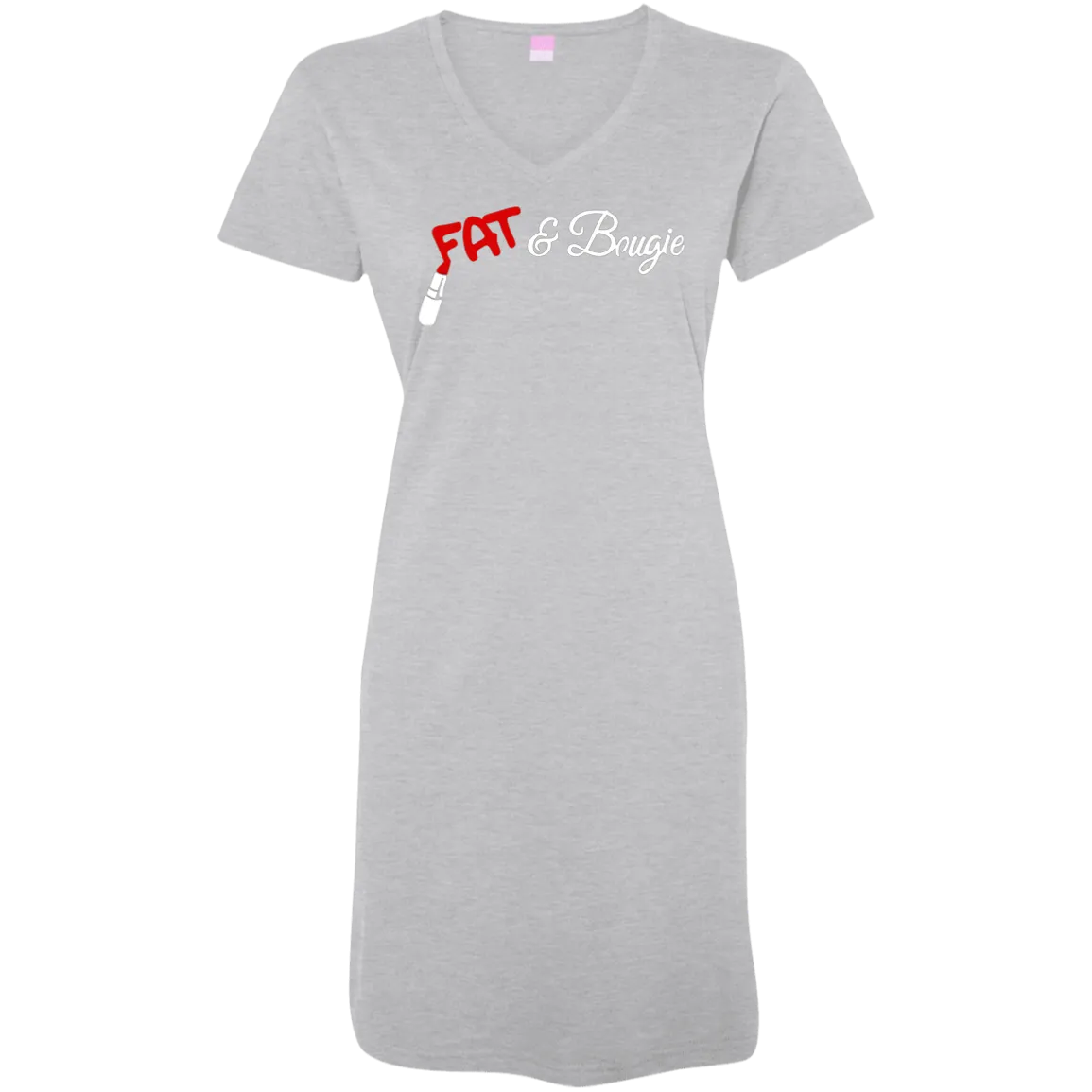 Fat _ Bougie - V Neck Tshirt Dress