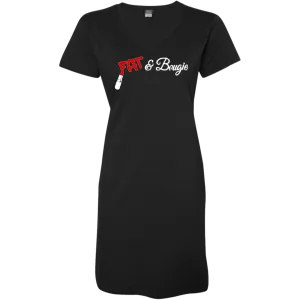 Fat _ Bougie - V Neck Tshirt Dress
