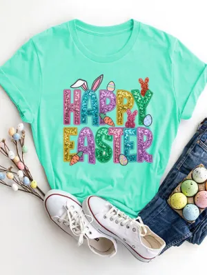 HAPPY EASTER Short Sleeve T-Shirt