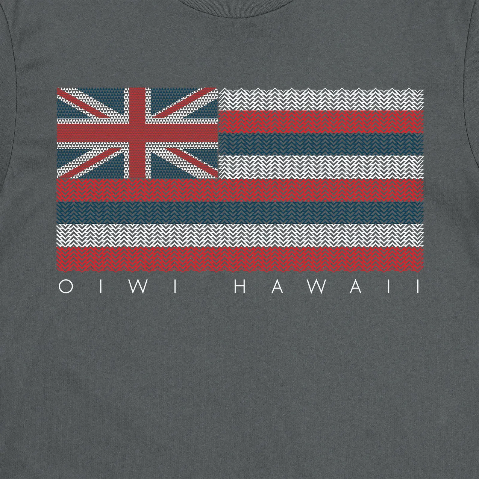 Kkau Hawaiian Flag T-shirt