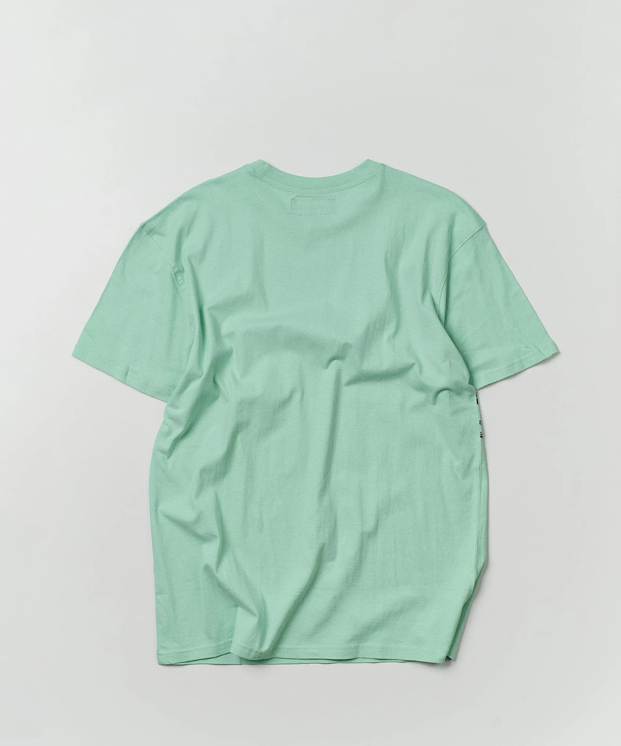 Luca Graphic Print Embroidery Short Sleeve Tee - Olive Green