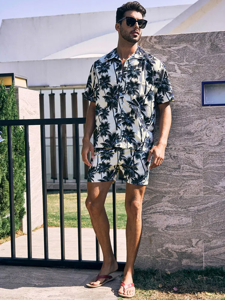 Mens Beach Summer Holiday Patterned Sets