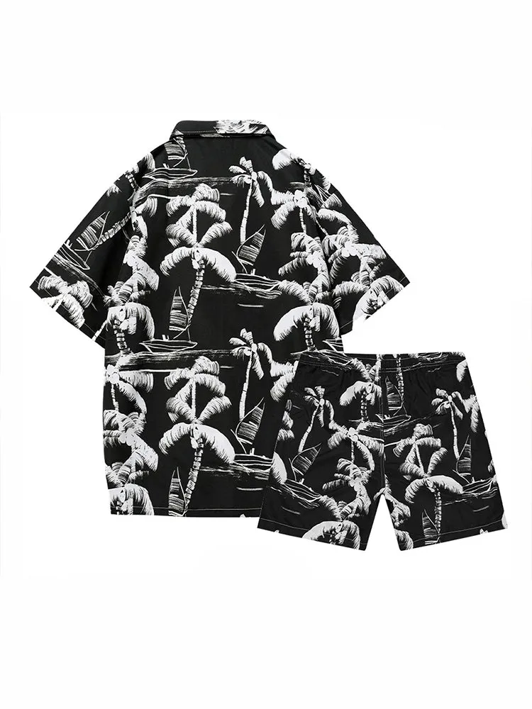 Mens Beach Summer Holiday Patterned Sets