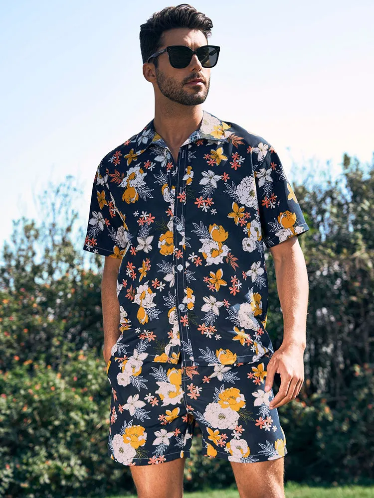 Mens Beach Summer Holiday Patterned Sets