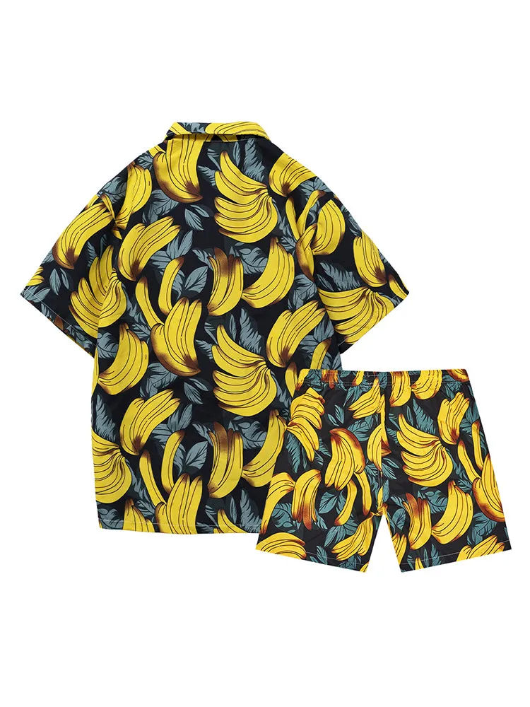 Mens Beach Summer Holiday Patterned Sets