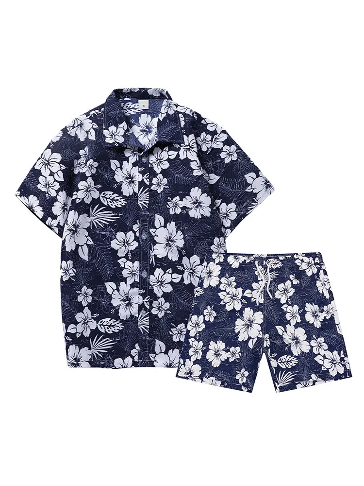 Mens Beach Summer Holiday Patterned Sets