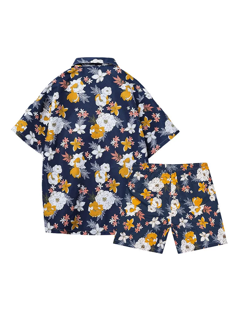 Mens Beach Summer Holiday Patterned Sets