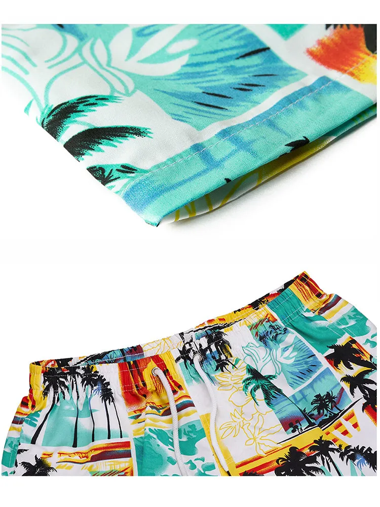 Mens Beach Summer Holiday Patterned Sets