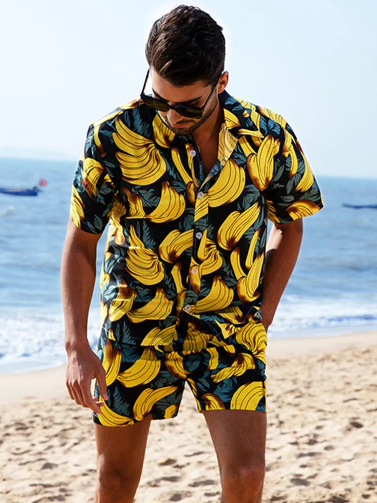 Mens Beach Summer Holiday Patterned Sets