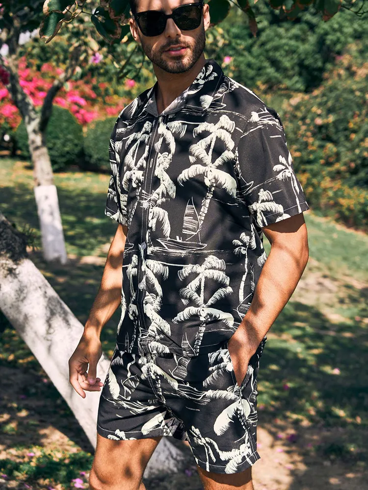 Mens Beach Summer Holiday Patterned Sets