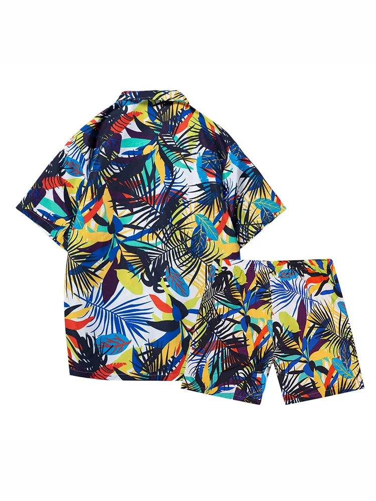 Mens Beach Summer Holiday Patterned Sets