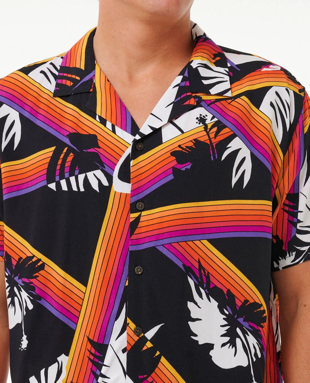 Surf Revival Hoffman Short Sleeve Shirt - Black