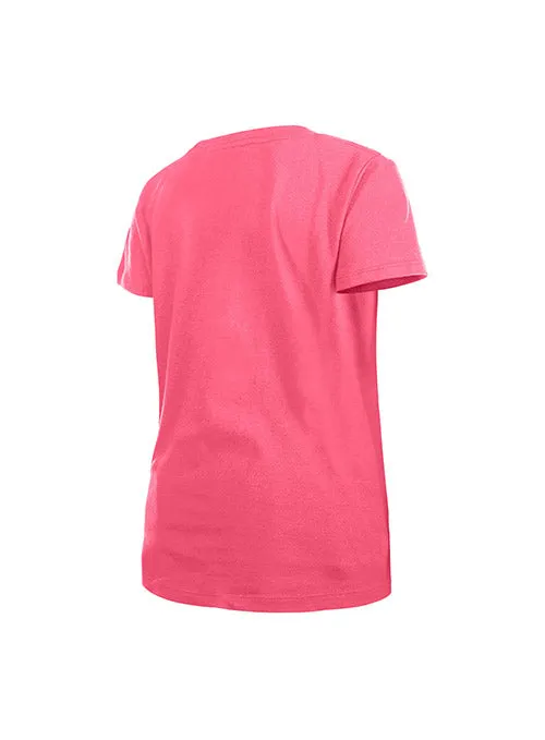 Youth New Era Sequin Pink Milwaukee Bucks T-Shirt